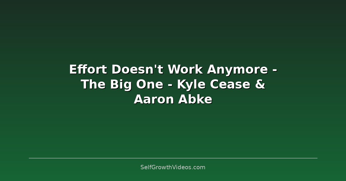 Career & Financial Growth