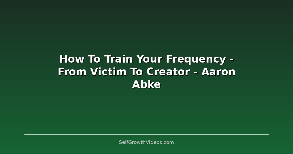 Mindset & Motivation