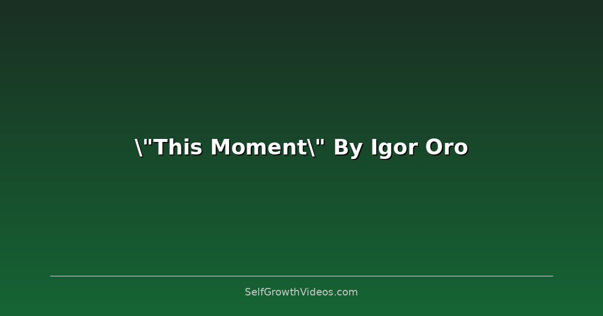 Look Up - A Poem To Consider!