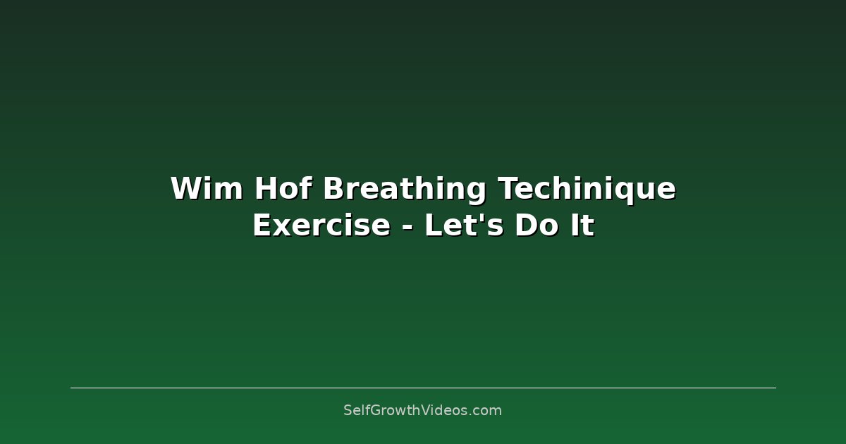 Physical Wellbeing & Lifestyle