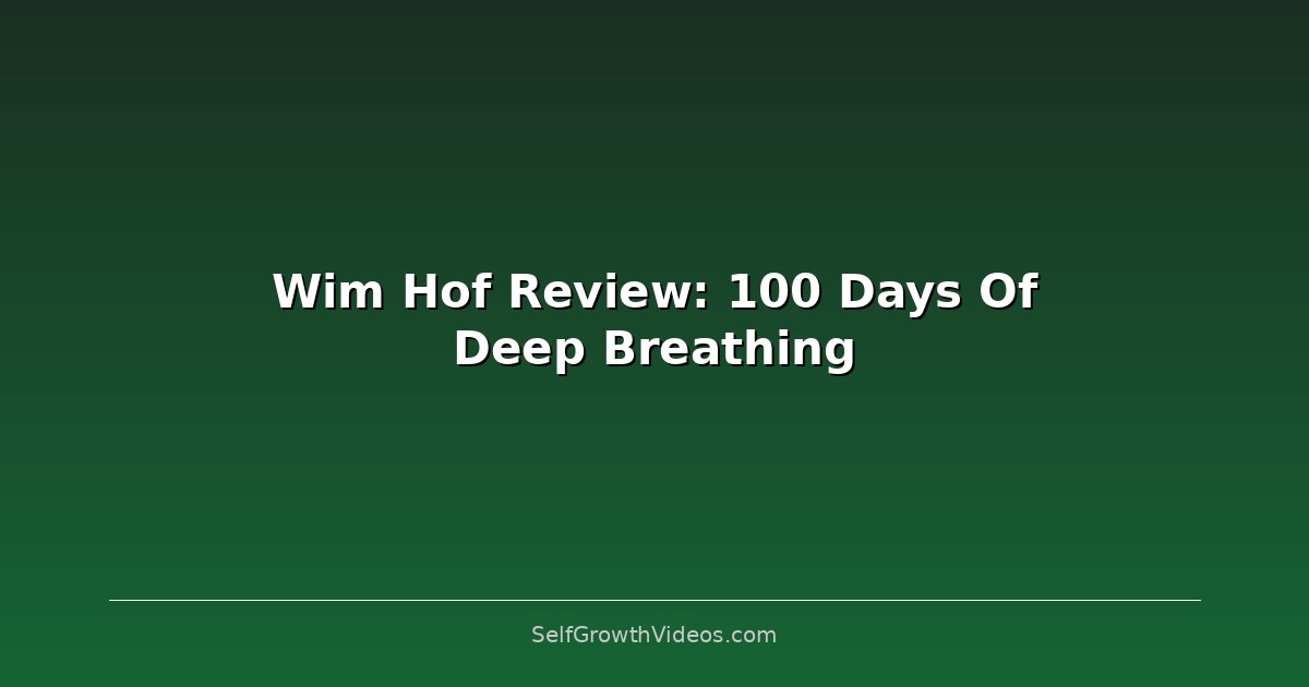 Physical Wellbeing & Lifestyle